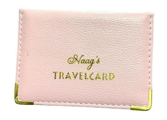 Personalised Oyster Travel Card Holder- Create your Unique -custom Travel Card Holder with Engrave name